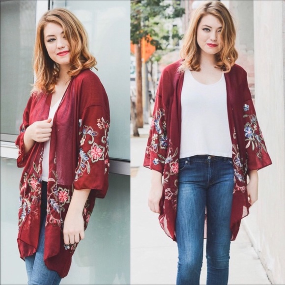 Jackets & Blazers - 🔥🔥🔥🔥🔥Red Kimono